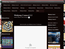 Tablet Screenshot of mahjongconnect2.net